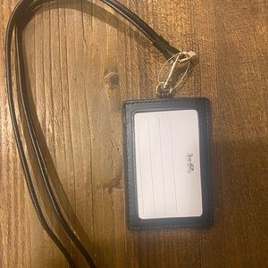 NEW Coach lanyard card case